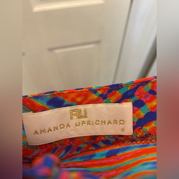 Amanda Uprichard flowy silky blouse size S - Picture 2 of 3